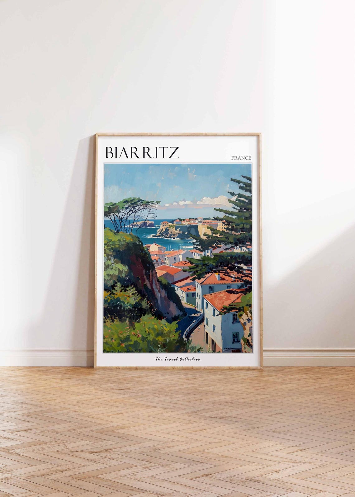 Biarritz Poster France Travel Print French Decor Europe Travel Poster European Wall Art Biarritz Gift Biarritz Travel Poster - Image 2