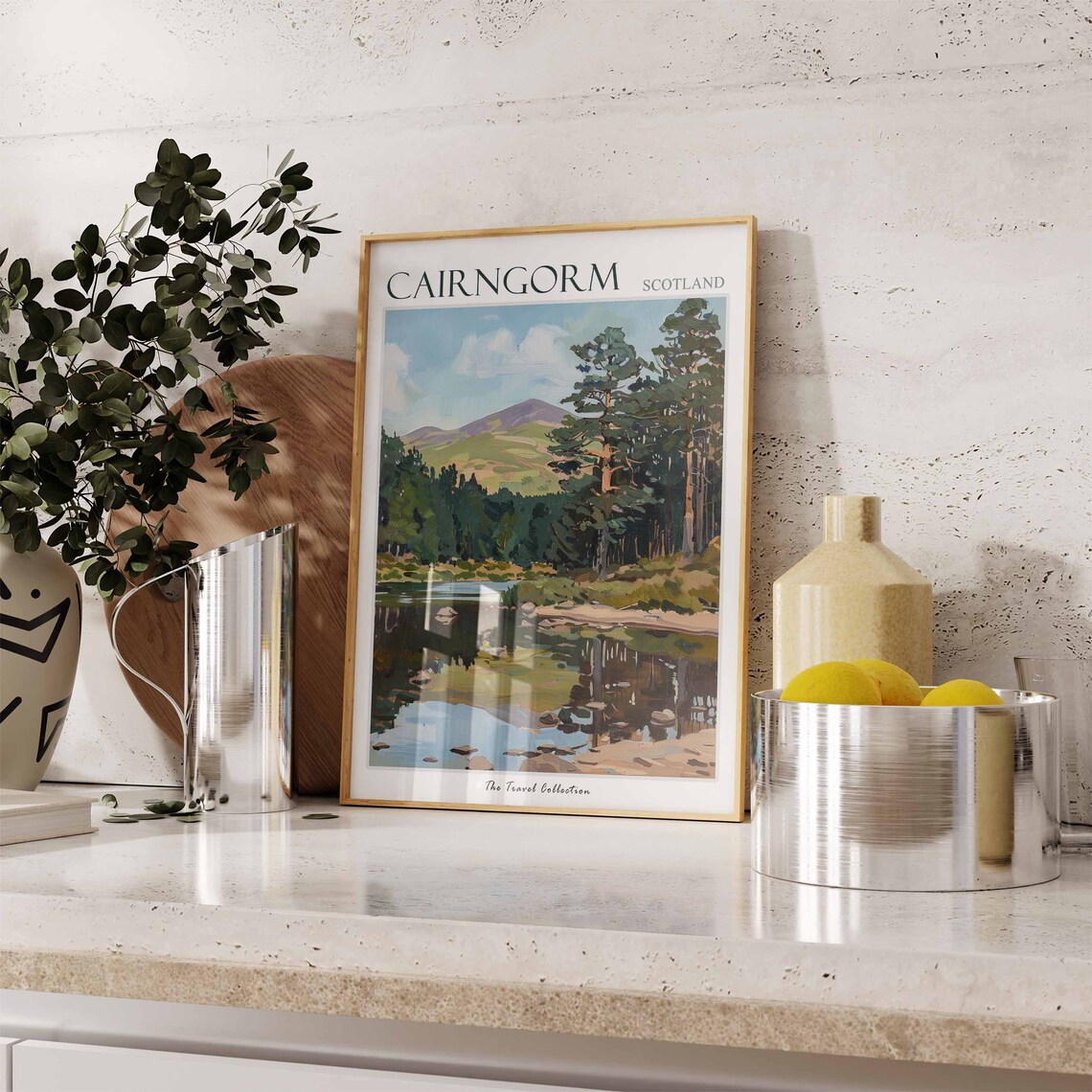 Cairngorm National Park Travel Poster, Scottish Decor - Image 2