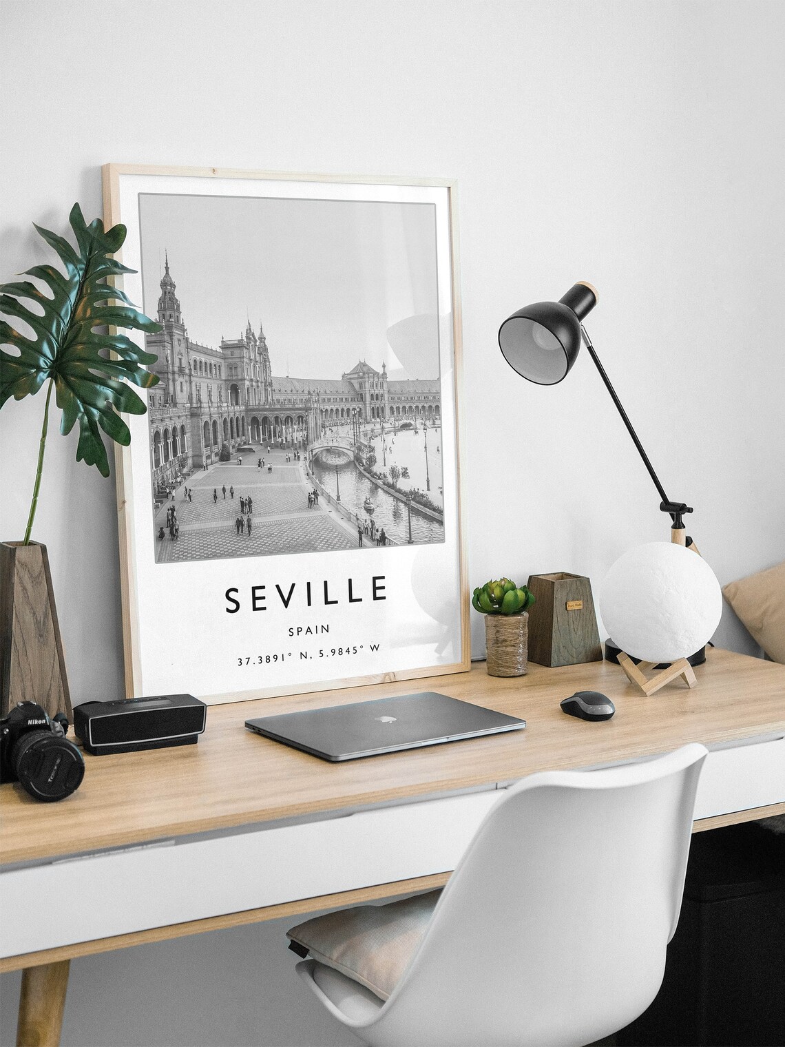 Seville Minimalist Travel Poster, Spain Travel Print - Image 2
