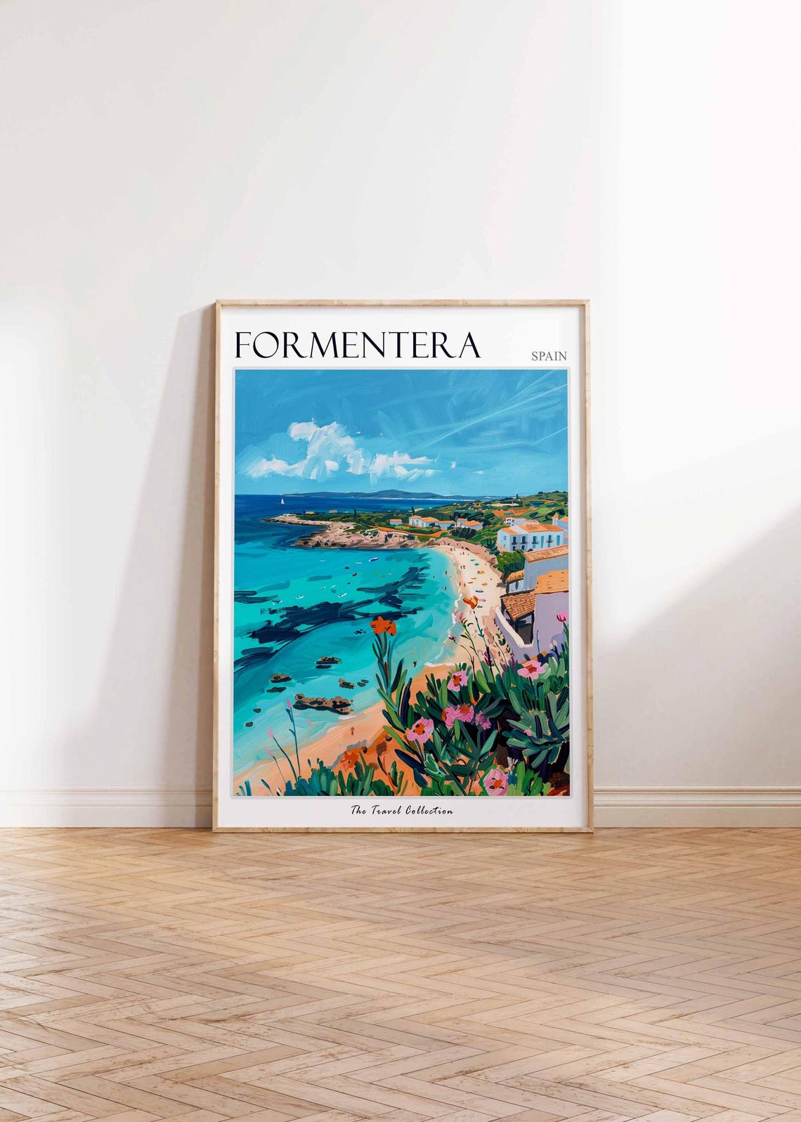 Formentera Poster Spain Travel Print Spanish Decor Europe Travel Poster European Wall Art Sea Print Formentera Travel Poster - Image 2