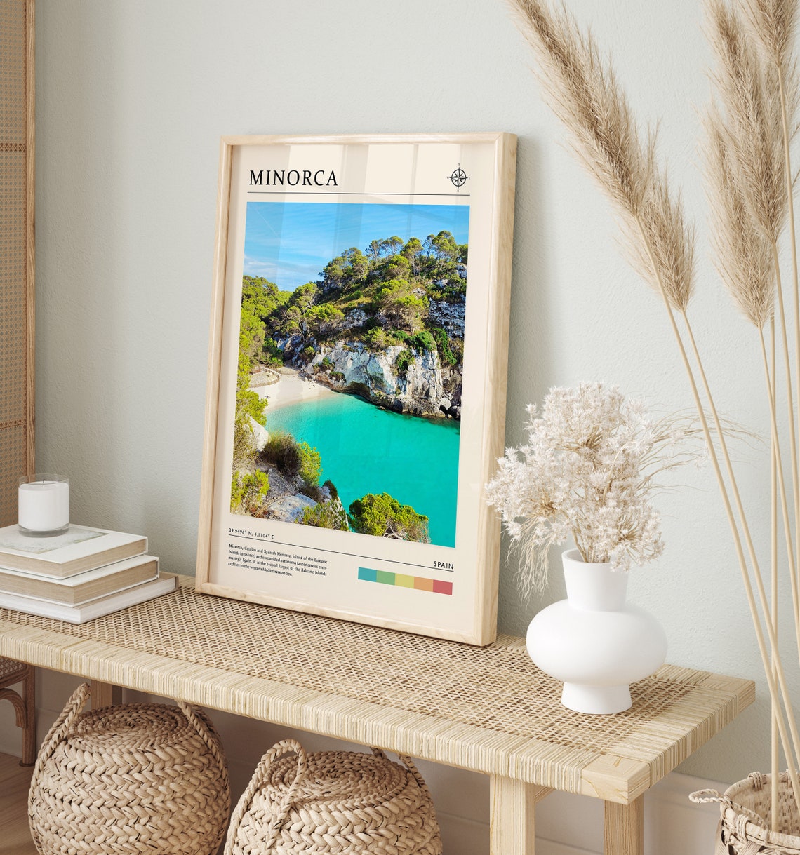 Minorca Travel Print Minorca Travel Poster Spain Travel Print Travel Art Travel Poster Photographic Travel Art City Print A1a2a3a4 - Image 3