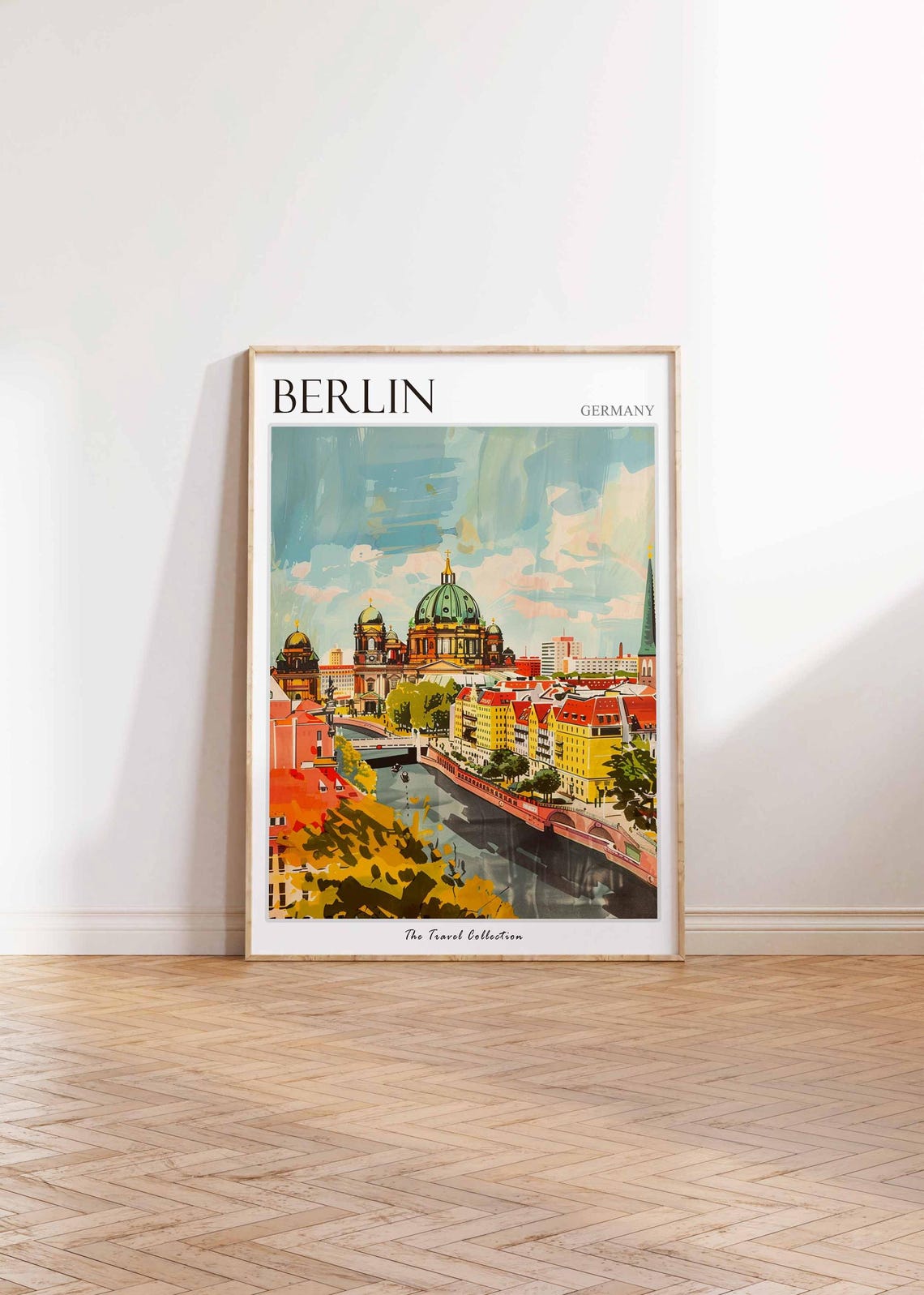 Berlin Poster Germany Travel Print German Decor Europe Travel Poster European Wall Art City Print Berlin Gift Berlin Travel Poster - Image 2