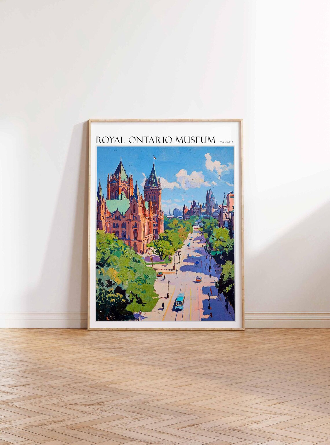 Royal Ontario Museum Poster Royal Ontario Museum Art Canadian Travel Print Canada Travel Art Botanical Decor Floral Art Canada Gift - Image 2