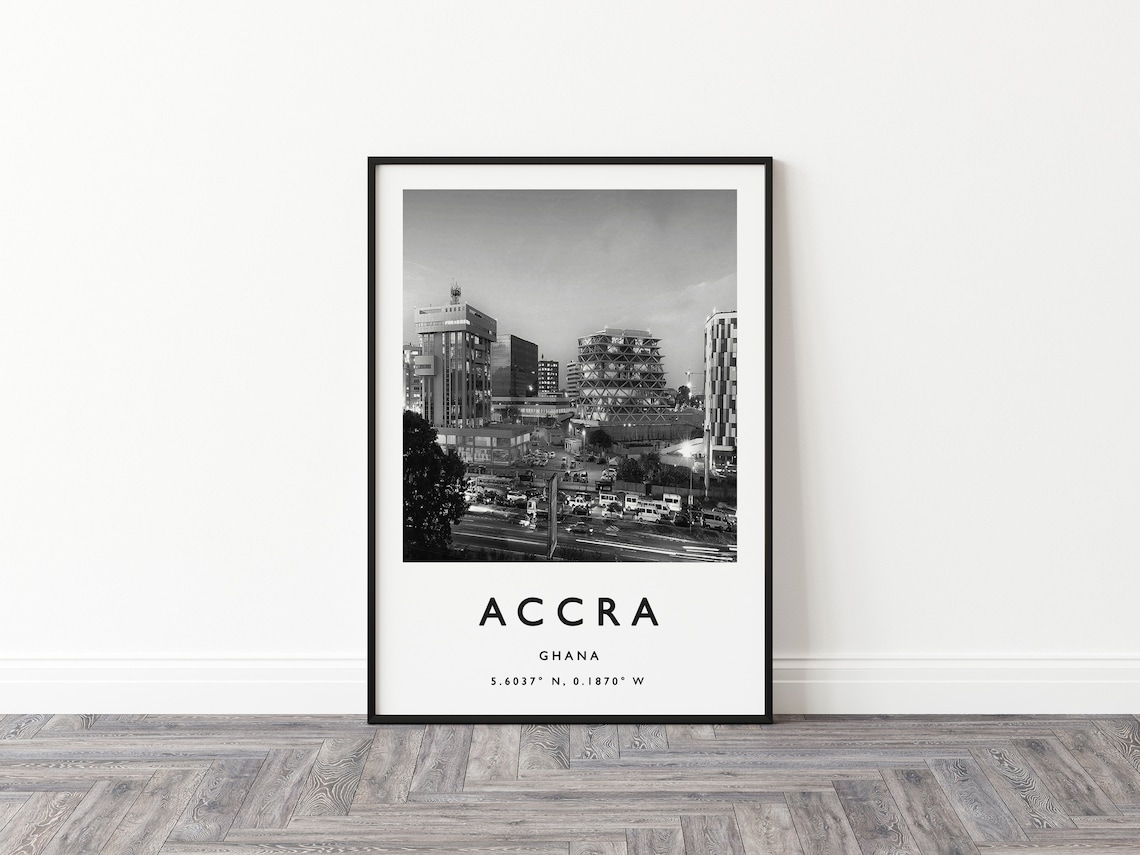 Accra Travel Poster, African Travel Art Print - Image 2