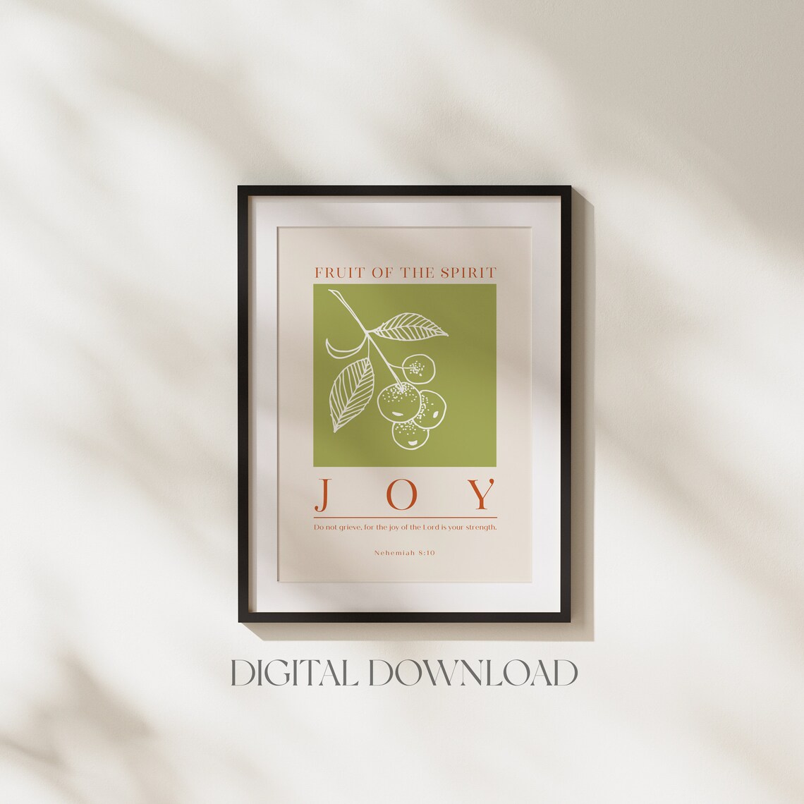 Fruit Of The Spirit Joy Bible Verse Poster - Image 6