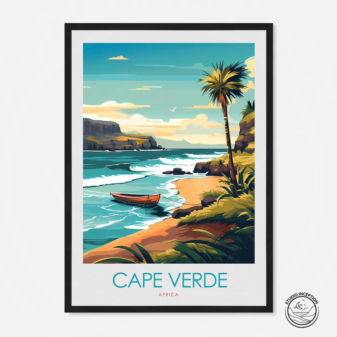 Cape Verde Gallery Wall Art Travel Poster