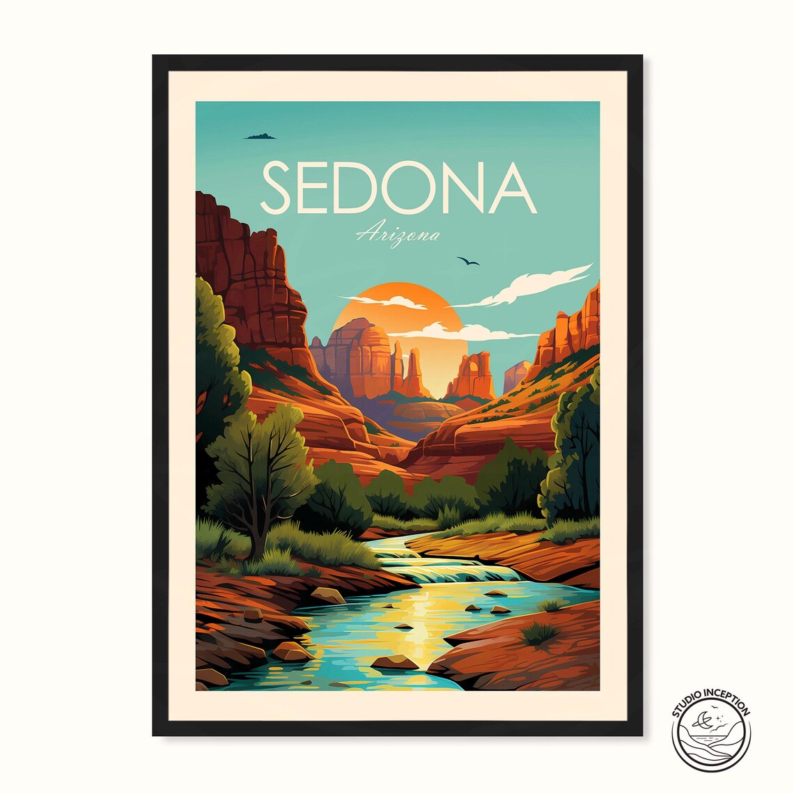 Sedona Arizona Gift Travel Poster