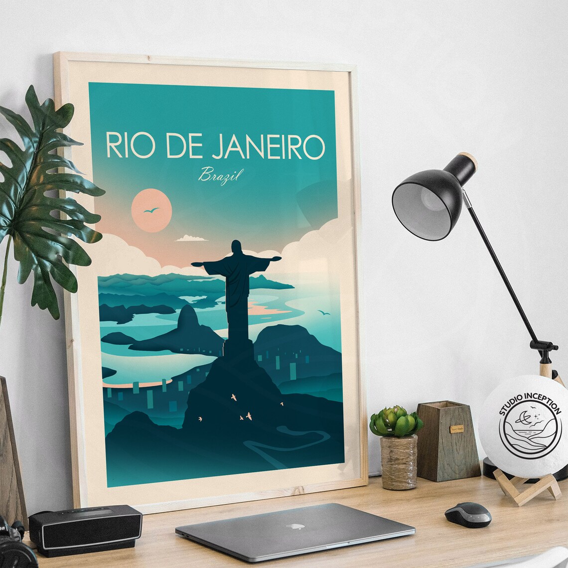Brazil Travel Print, Rio De Janeiro Travel Poster - Image 3
