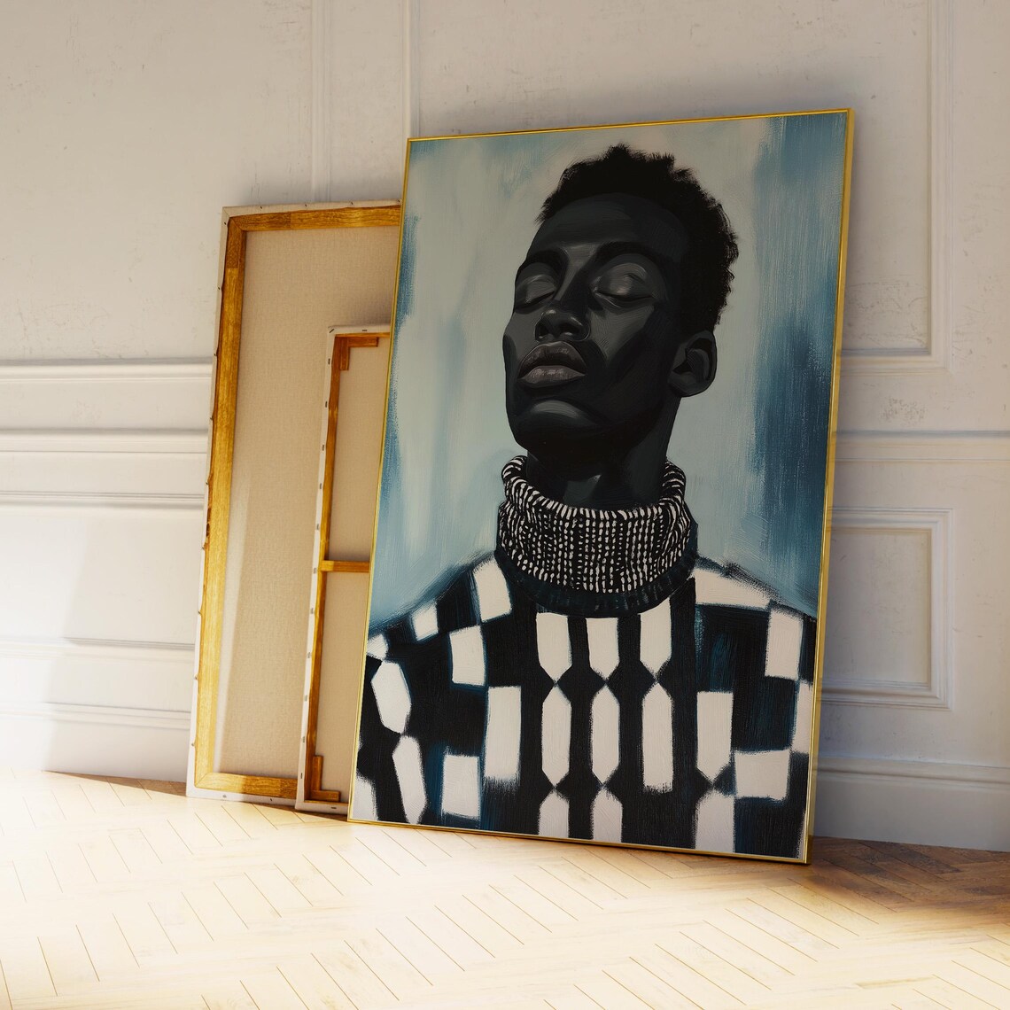 Geometrical People Art Print, Afrocentric Decor - Image 4