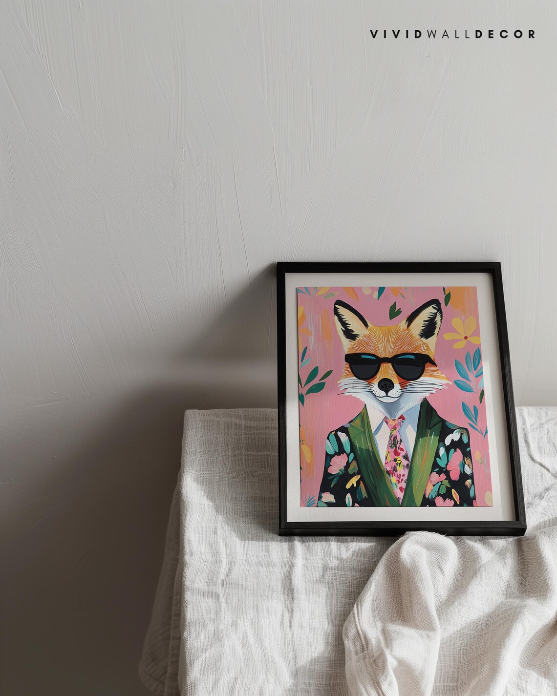 Dapper Fox Retro Animal Art Print, Quirky Kitsch - Image 2