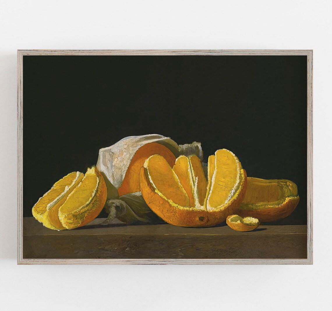 Oranges Wall Art Fruit Wall Art Vintage Wall Art Kitchen Wall Art Citrus Wall Art Wall Art 48 - Image 3
