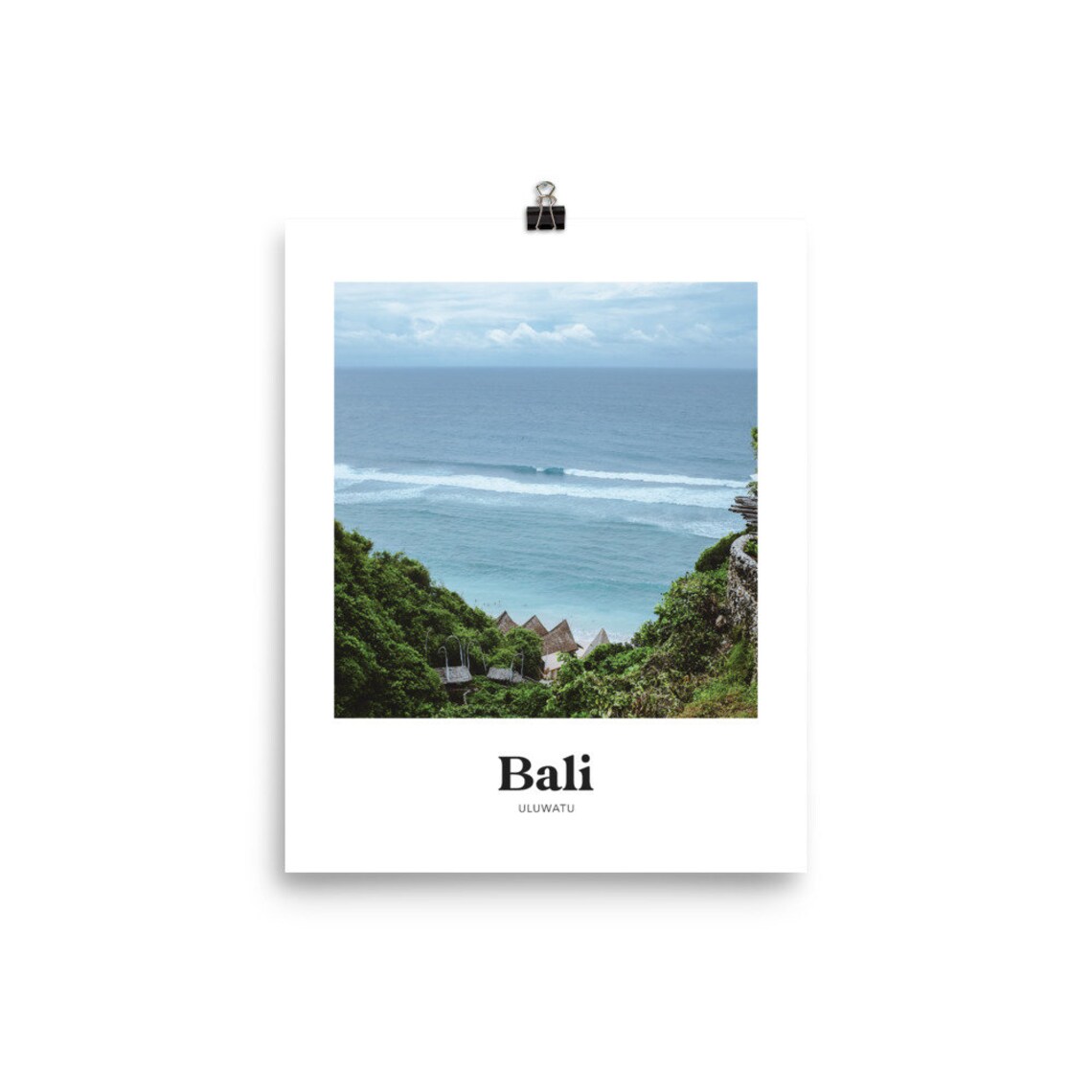 Bali Uluwatu Ocean Cliff Surf View Coastal Photography Travel Poster - Image 3
