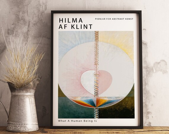 Hilma af Klint What A Human Being Is Abstract Spiritual Art Print