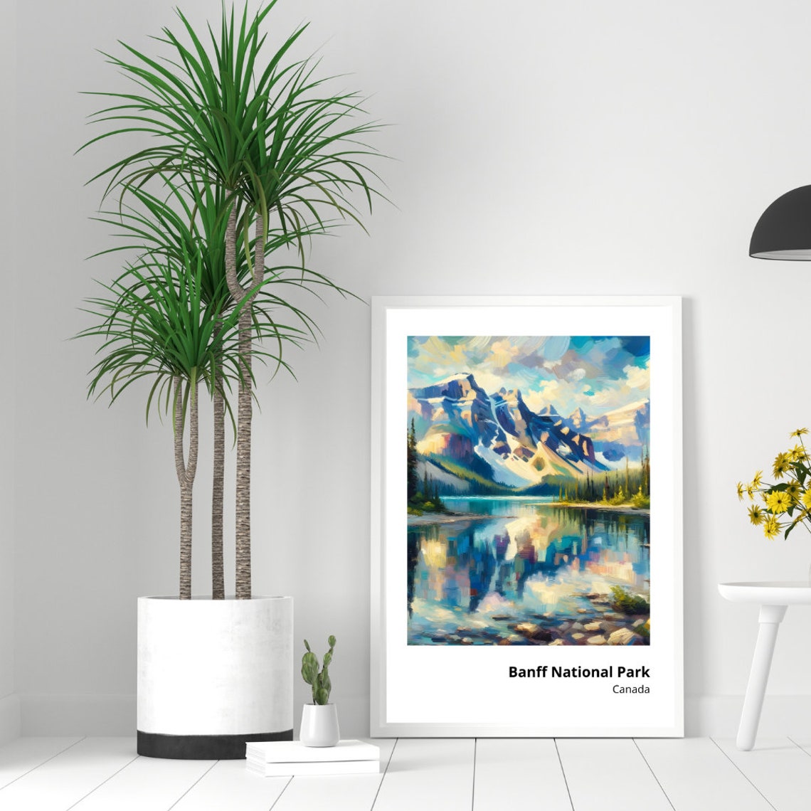 Banff National Park Canada Rockies Lake Mountain Reflection Poster - Image 5