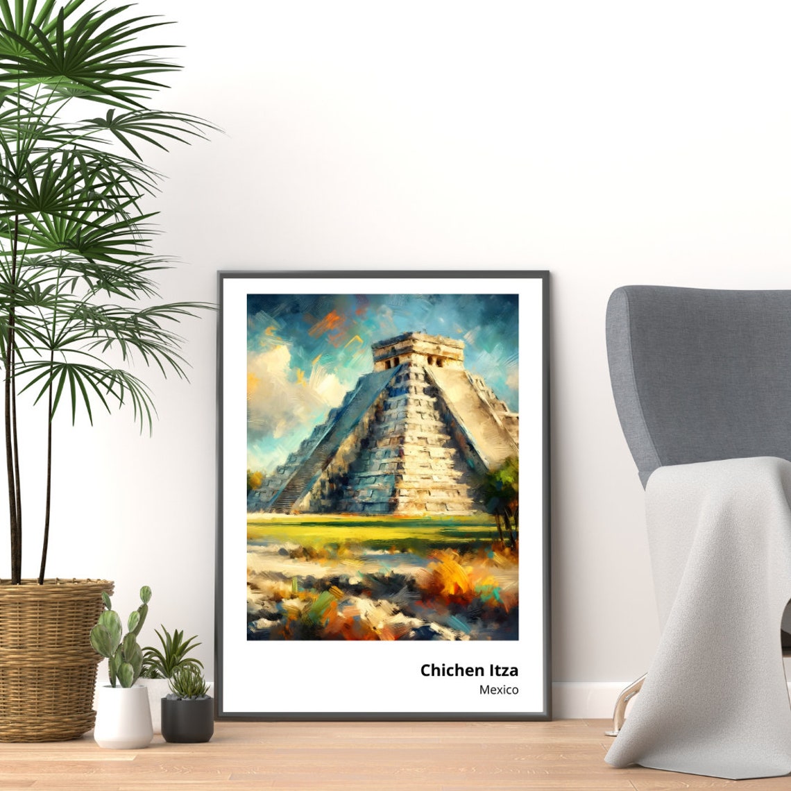 Chichen Itza Mexico El Castillo Mayan Pyramid Ancient Poster - Image 5