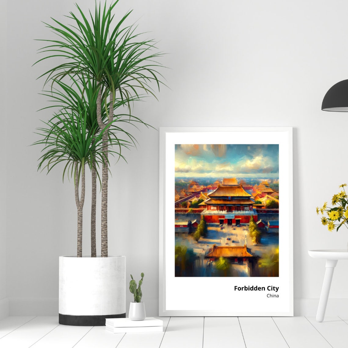 Forbidden City Beijing Golden Roofs Imperial Palace View Poster - Image 4
