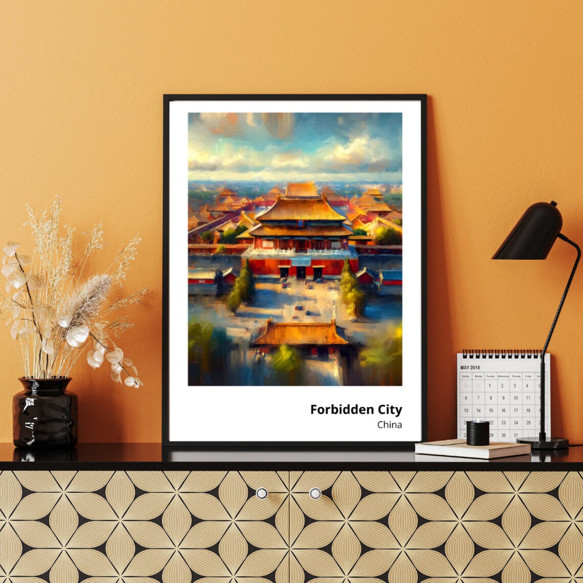 Forbidden City Beijing Golden Roofs Imperial Palace View Poster - Image 5