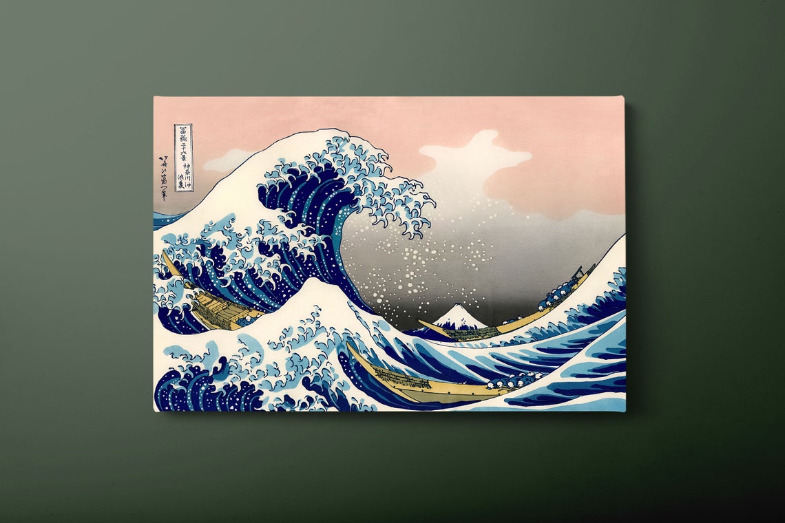 Katsushika Hokusai The Great Wave Off Kanagawa Ocean Wave Art Poster