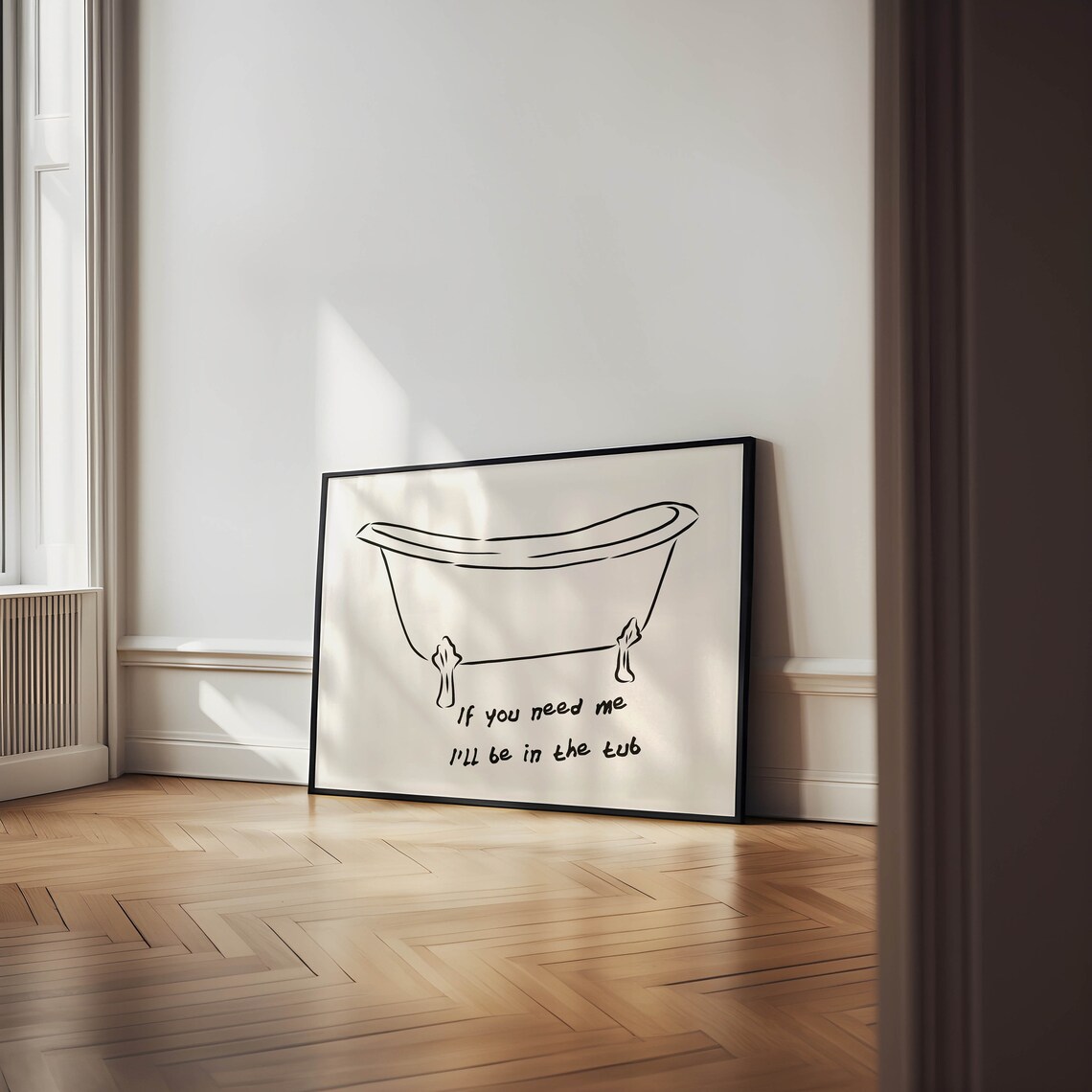 Bath Wall Art Funny Bathroom Quote, Retro Poster - Image 3