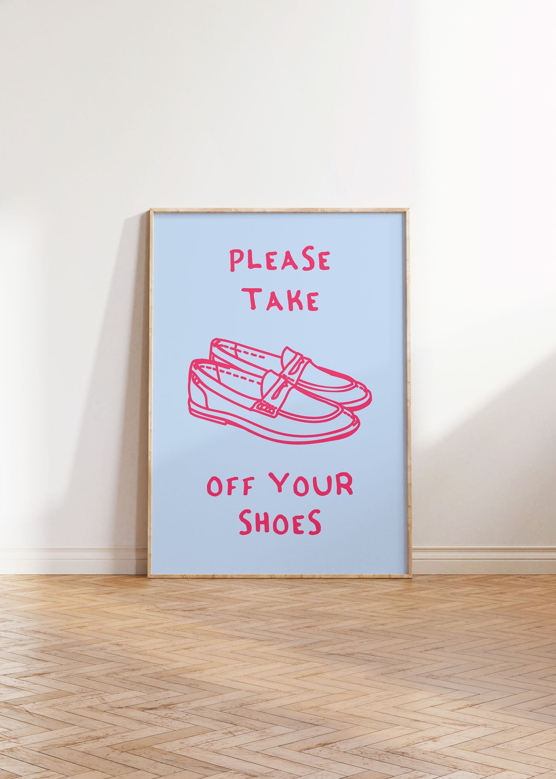 Please Take Off Your Shoes Funny Entryway Quote Home Decor Poster - Image 5