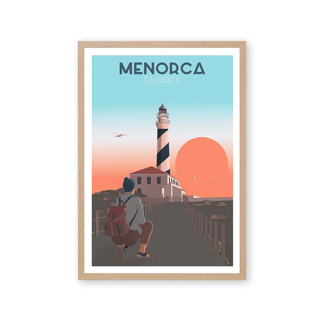 Favaritx Menorca Art Print