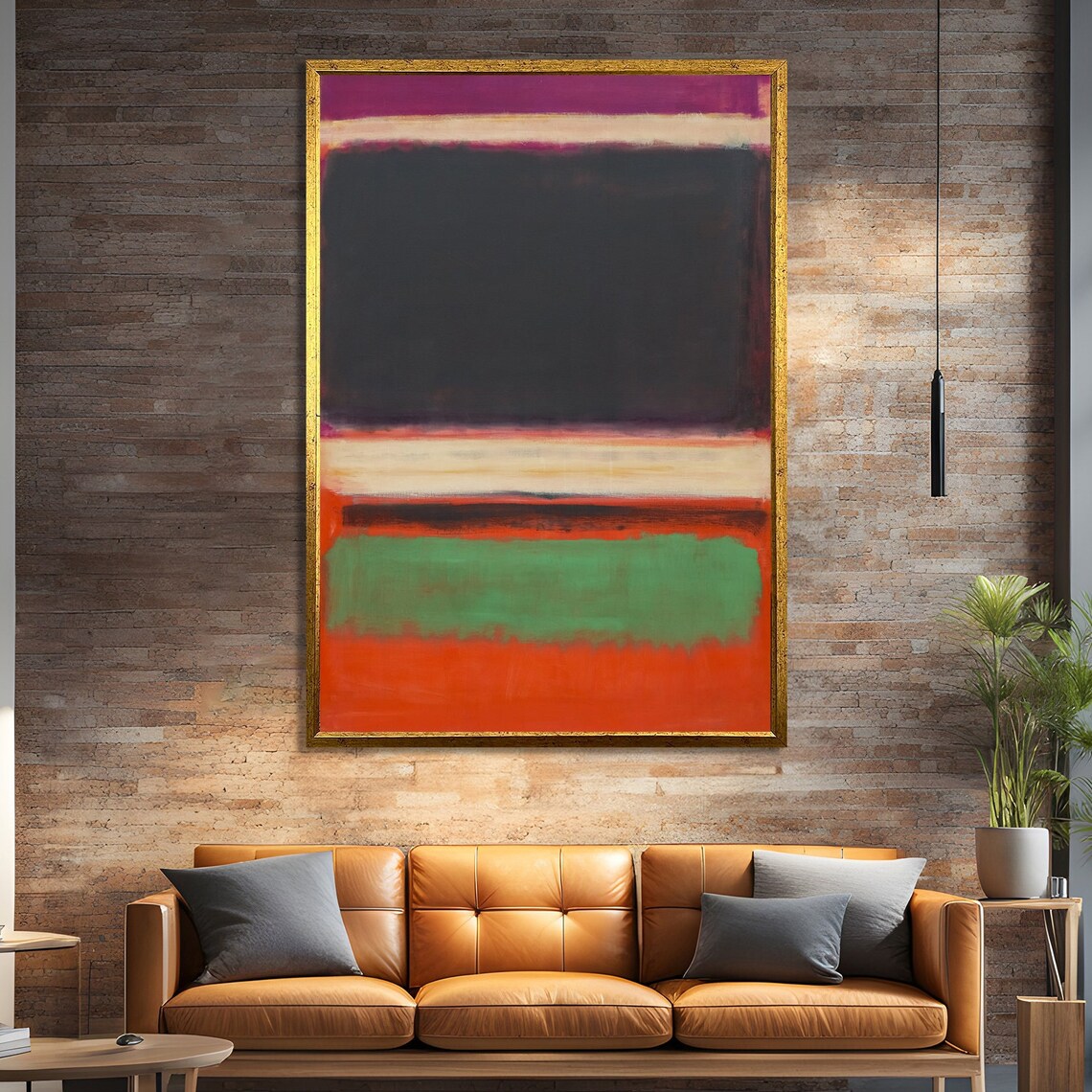 Mark Rothko Style Modern Abstract Art Print