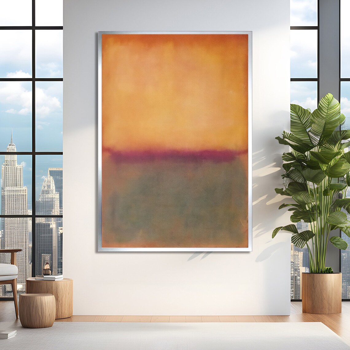 Mark Rokhto Inspired Sunset Abstract, Modern Decor - Image 4
