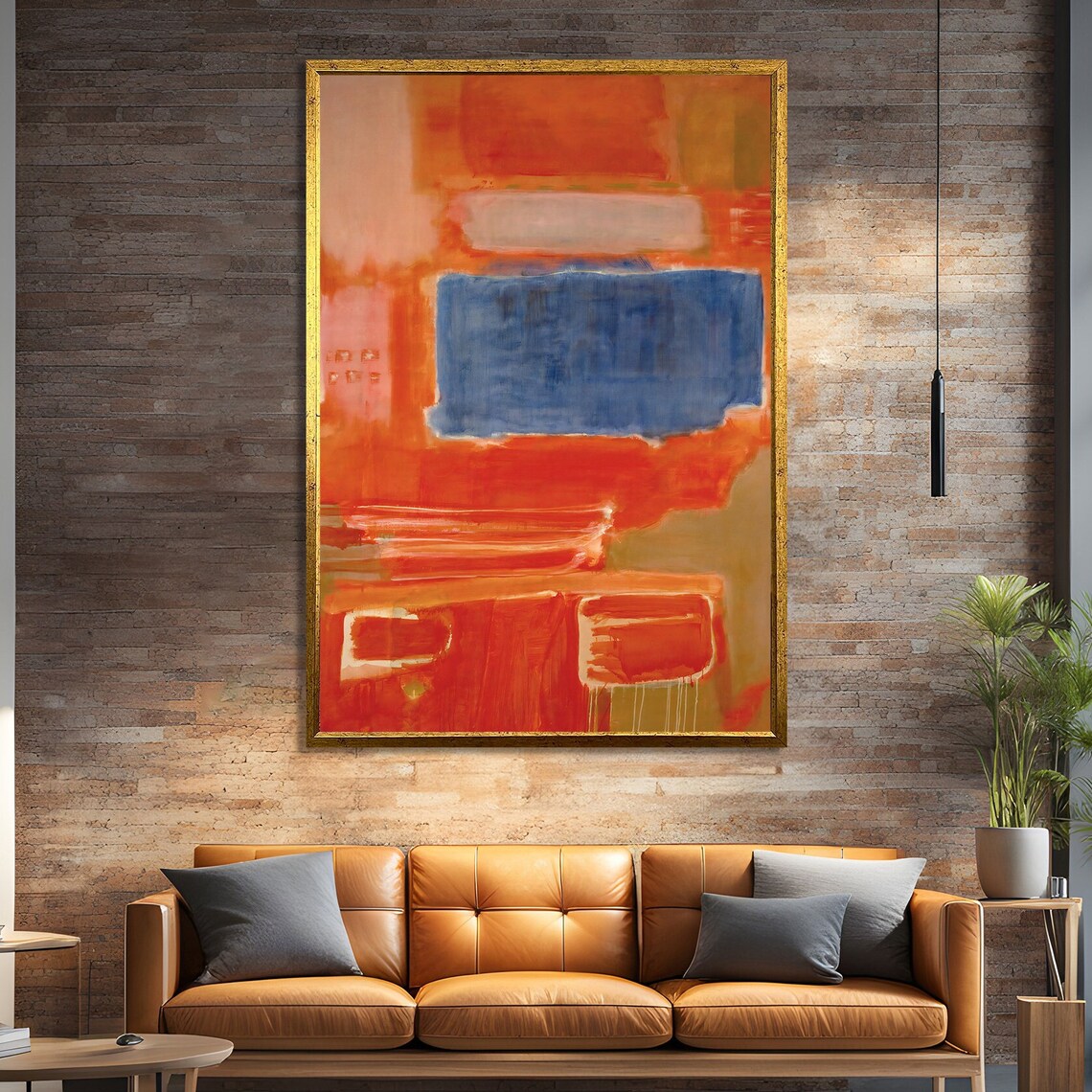 Mark Rokhto Inspired Abstract Modern Wall Decor