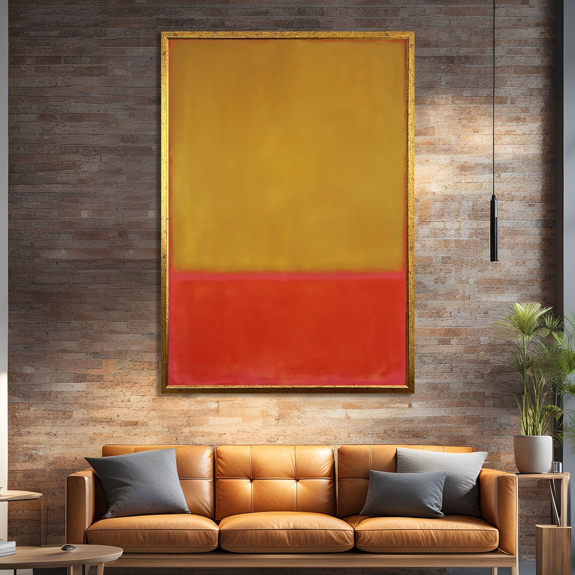 Golden Harmony Abstract Art By Mark Rokhto