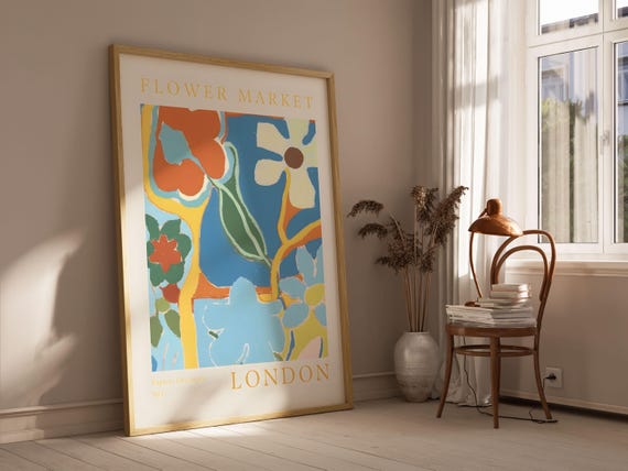 London Flower Market Print Prints Poster Matisse Wall Art