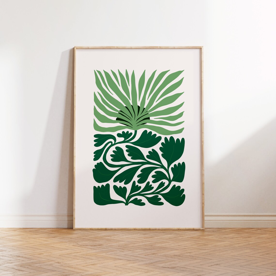 Jungle Flora Botanical Floral Wall Art Print