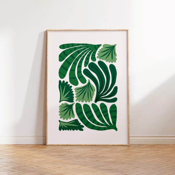 Tropical Flora Botanical Poster, Jungle Flowers