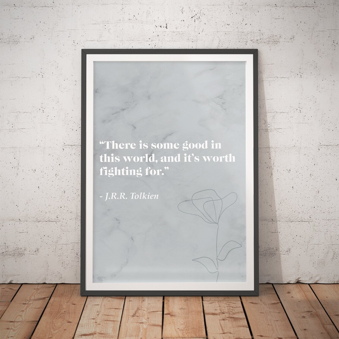 Lord Of The Rings Literary Quote Art Print