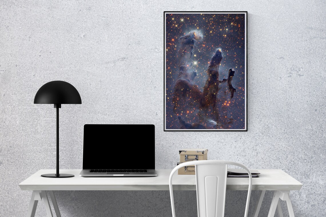 Pillars of Creation Art Print, Space Astronomy - Image 3