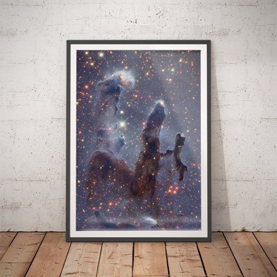 Pillars of Creation Art Print, Space Astronomy