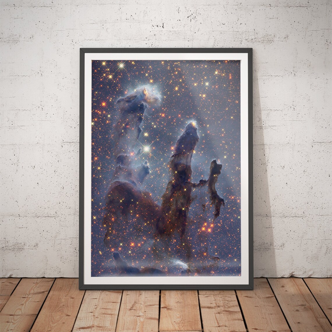 Pillars of Creation Art Print, Space Astronomy