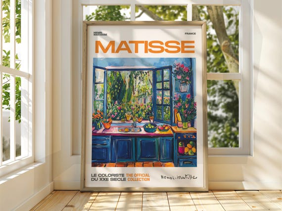 Henri Matisse Kitchen Poster Exhibition Gallery Print Famous Art Oranges
