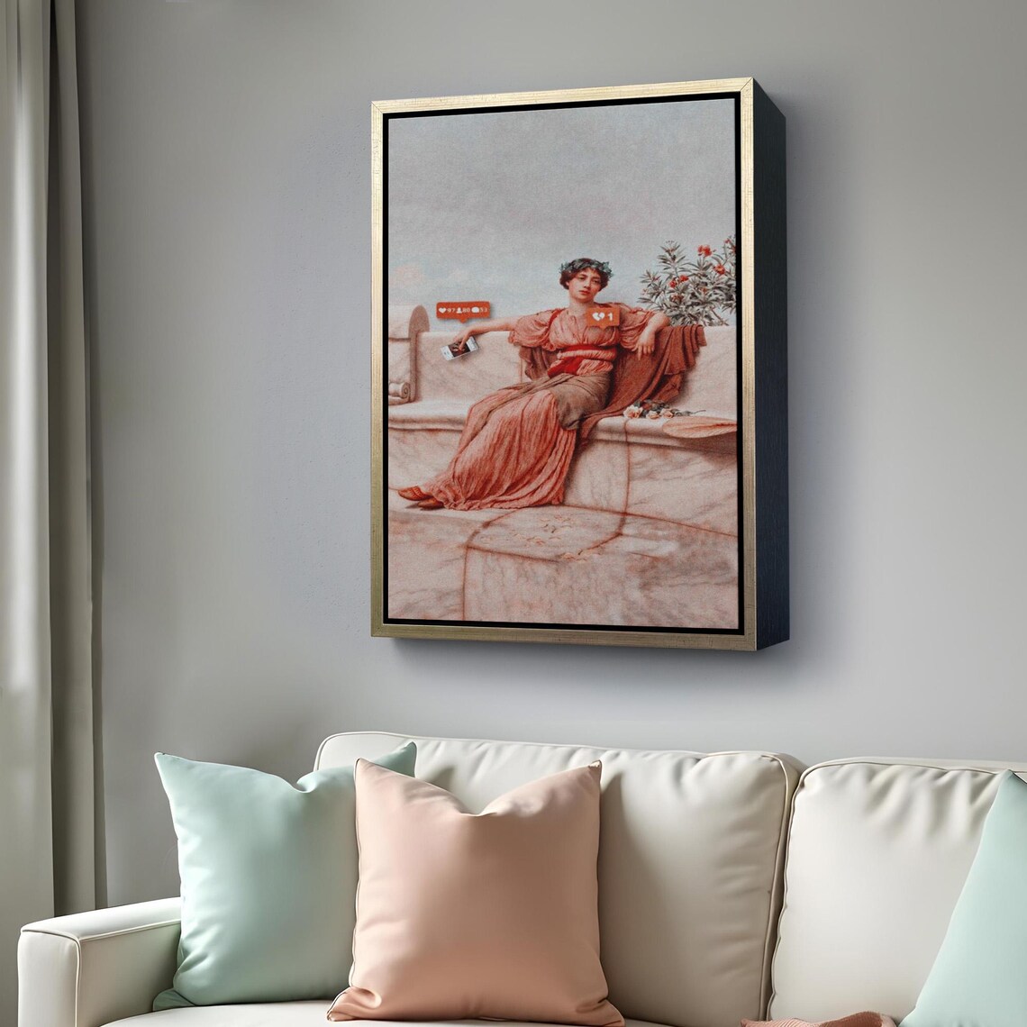 Modern Relationships Wall Decor, Housewarming Gift - Image 4