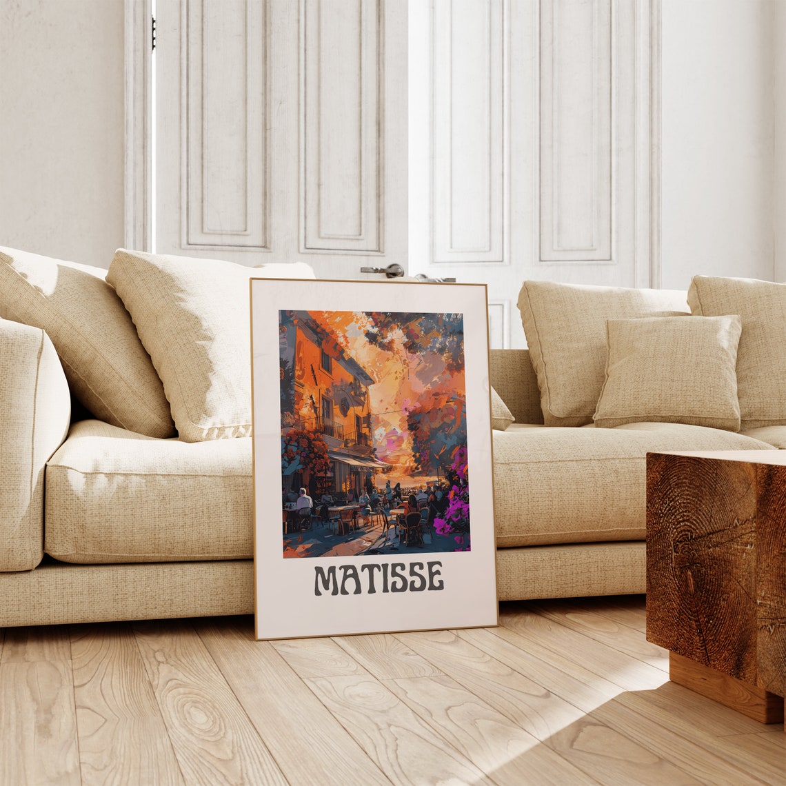 Henri Matisse Sunset Café Terrace European Bistro Scene Poster - Image 2