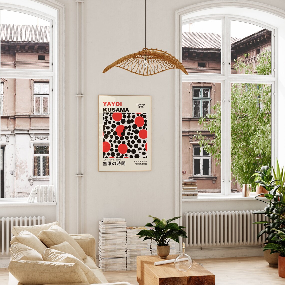 Yayoi Kusama Abstract Japanese Gallery Wall Art - Image 5