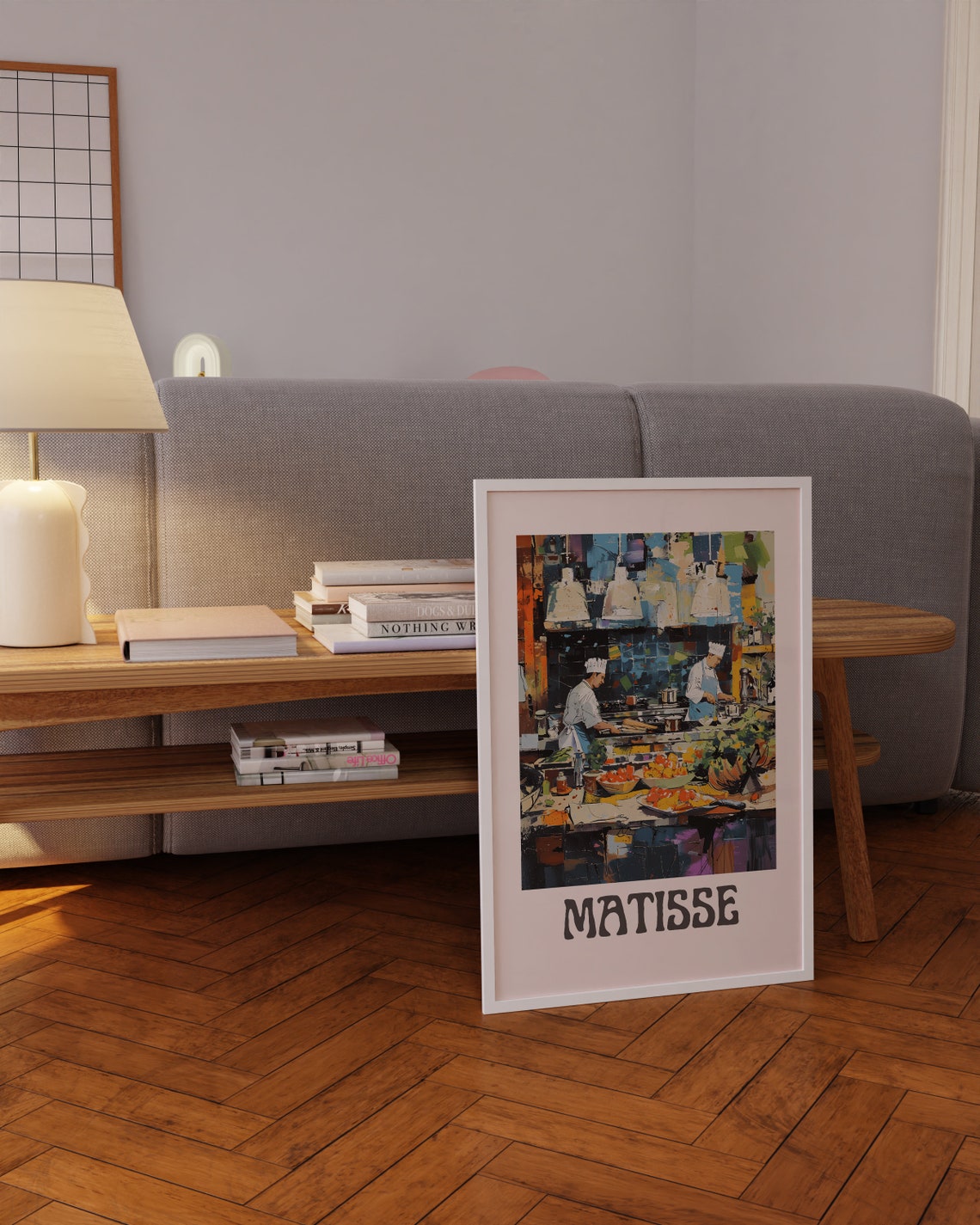 Henri Matisse Two Chefs Cooking Kitchen Culinary Scene Poster - Image 3