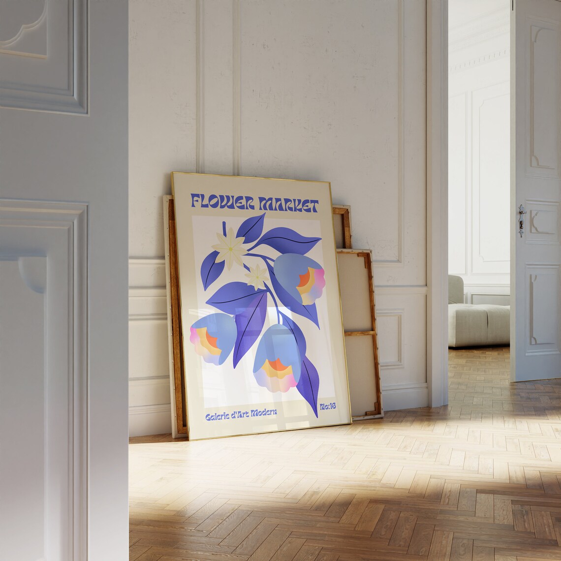 Flower Market Kitchen Typography Art Print - Image 2