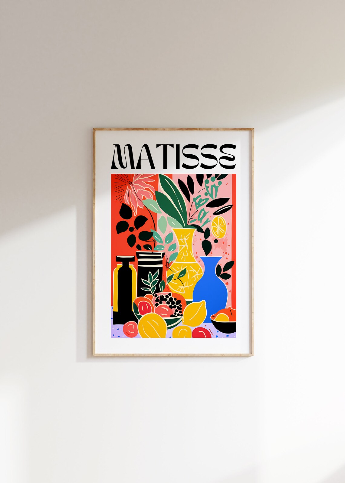 Henri Matisse Minimalist Art Print, Museum Aesthetic