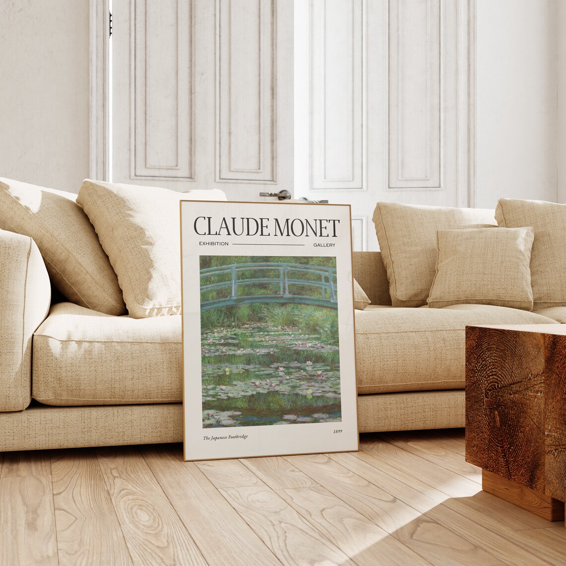 Claude Monet Mid Century Modern Wall Art Print - Image 5