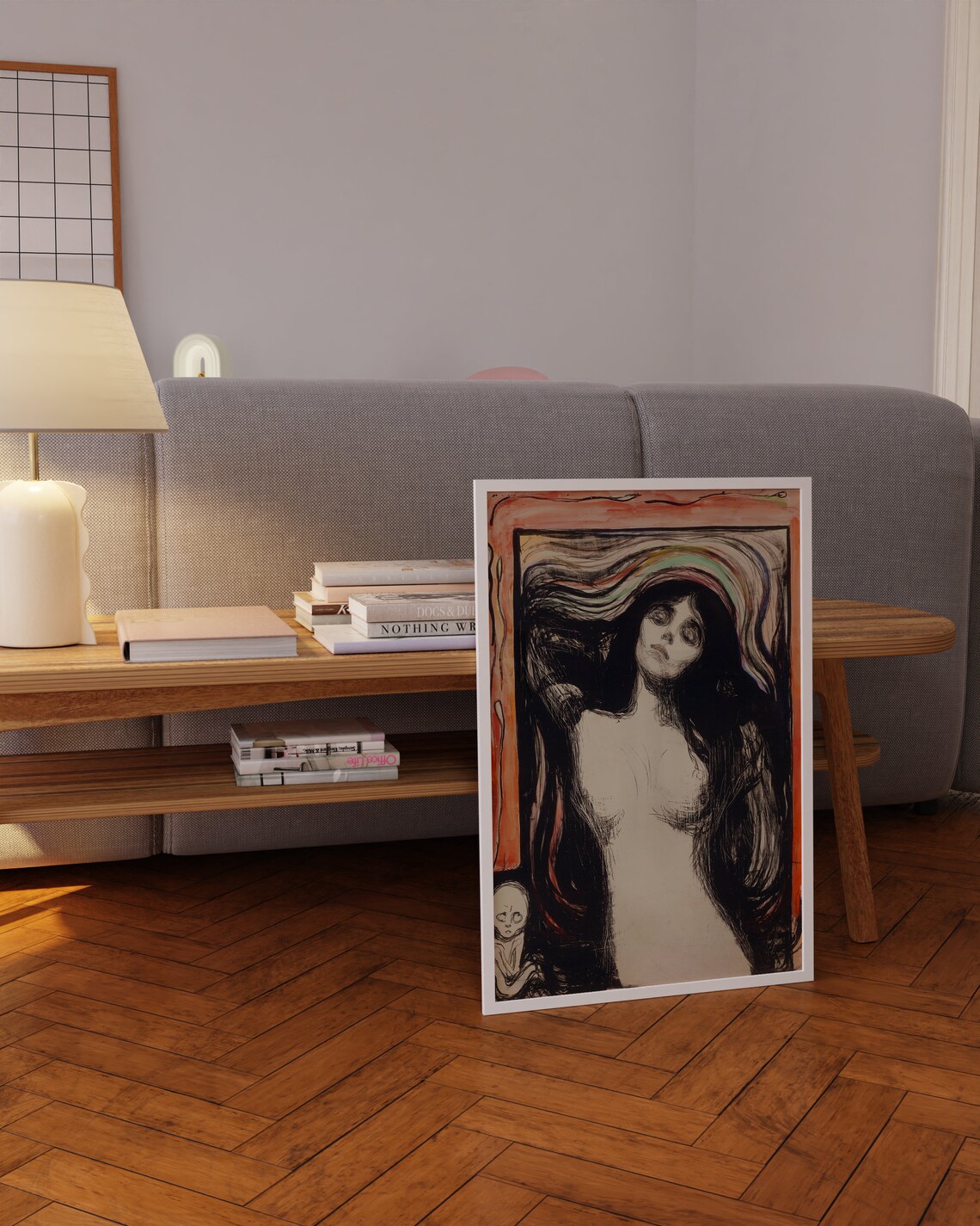 Edvard Munch Madonna Iconic Symbolist Woman Dark Romantic Art Poster - Image 4