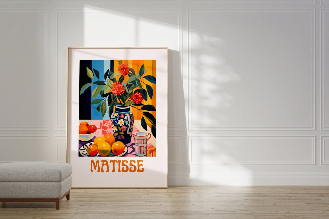 Henri Matisse Minimalist Neutral Art Print