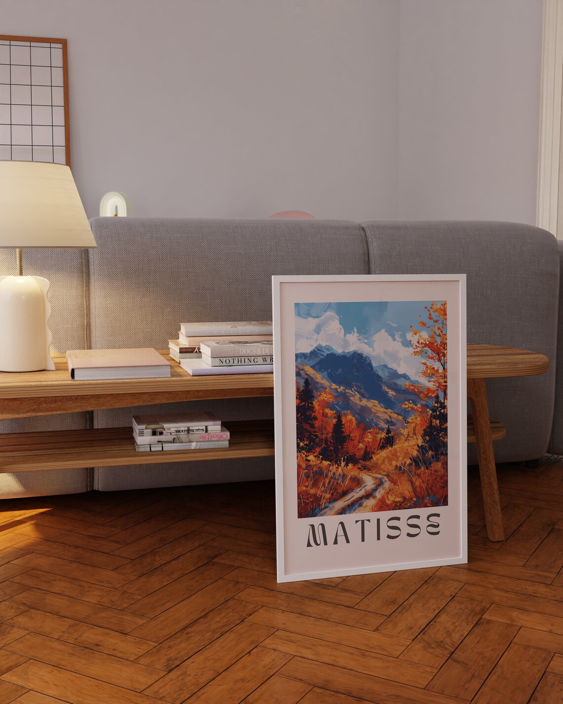 Henri Matisse Fall Foliage Mountain Trail Golden Autumn Art Poster - Image 3