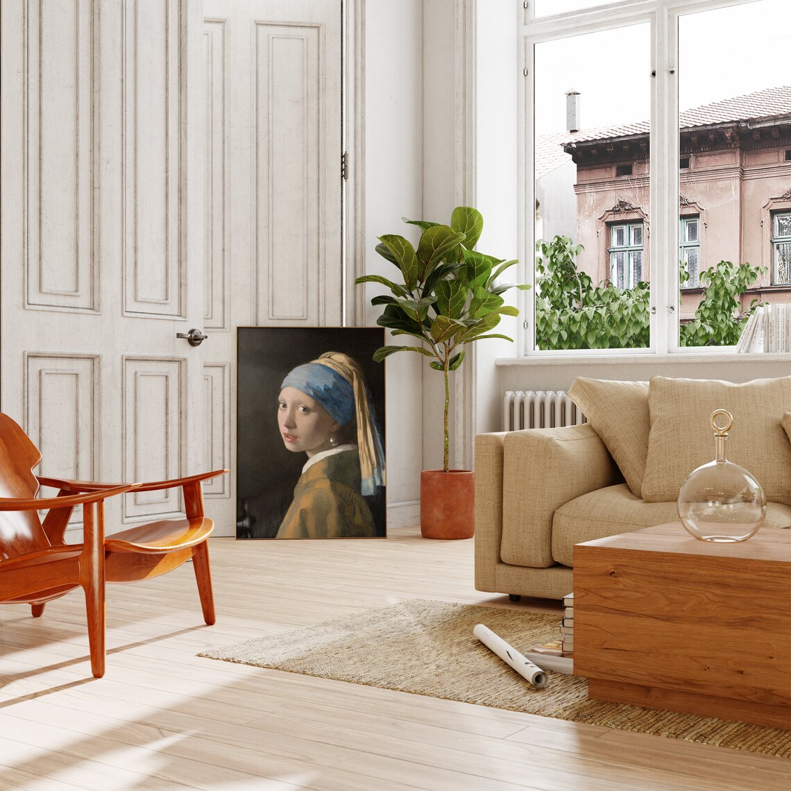 Johannes Vermeer Museum Wall Art Print - Image 2
