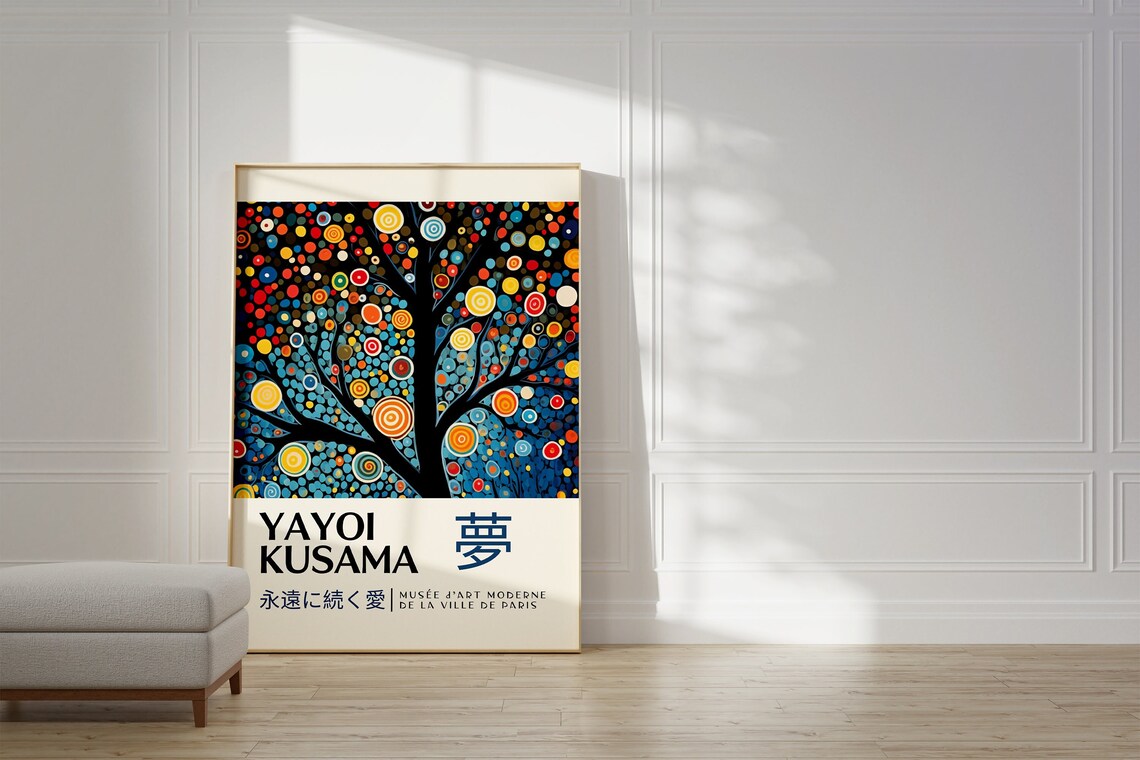 Yayoi Kusama Home Wall Decor Poster