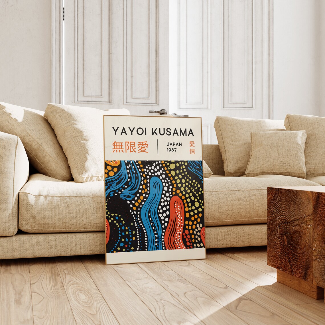 Yayoi Kusama Abstract Home Wall Art Print - Image 4